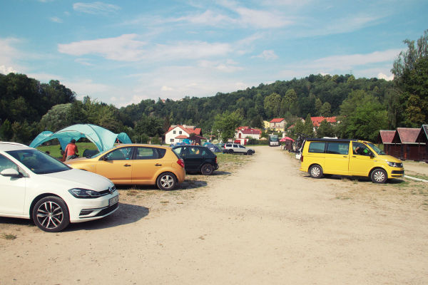 Parkoviště kemp Český Krumlov - Nové Spolí